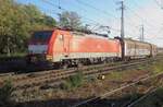 Mit ein Ganzzug f�r Vlissingen-Sloehaven verlasst 189 038 Emmerich am 1 November 2022.