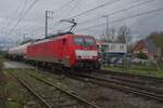 DBC 189 028 durchfahrt Emerich am 16 Marz 2024 mit ein Mischguterzug.