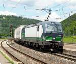 193 202 Siemens Vectron mit Containerzug www.ecolcom in Geislingen Steige am 03.07.2020.
