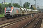 Den 23 Mai war qua Wetter eher tr�b als HVLE 159 008 mit deren Ganzzug Berlin Sch�nefeld durchf�hr.