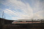 403 002-9 bei Urspring am 21.11.2009.