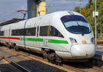   Detailbild ICE T  Tz 1166  Bingen am Rhein  (411 566-3) am 23.09.2020 beim Halt im Bahnhof Marburg (Lahn), als ICE 1578 (Frankfurt (Main) -  Stralsund Hbf).