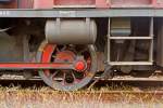 Detail der Westerwaldbahn (WEBA) Lok 3 (V 26.3) am 06.05.2013 in Scheuerfeld/Sieg.