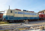 Die 184 003-2, ex DB E 410 003, am 25.03.2017 ausgestellt im DB Museum Koblenz-Lützel.