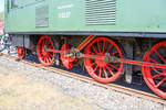   Detailbild vom Triebwerk und Schr�gstangenantrieb der  E 32 27, ex 132 027-4, ex Bay.