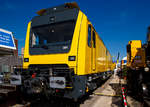 SBB Erhaltungsfahrzeug (EHFZ) f�r den Gotthard-Basistunnel (GBT) Xem 99 85 9181 001-0  Ambri-Piotta , eines der 13 selbstfahrenden Spezialfahrzeuge, pr�sentiert  der iaf 2017 Internationale