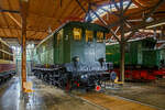 Die Elektrolokomotive DB 144 508-9, ex DB E 44 505, ex DRB E 44 108, am 11.09.2022 in der Lokwelt Freilassing.
