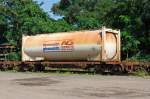 1.000mm-Schmalspur-Containerwagen der Brohltal Eisenbahn (BE) Nr.