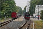 In Heiligendamm kreuzen sich die Molli-Z�ge der Mecklenburgischen B�derbahn.