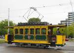 Straßenbahn / Stadtverkehr; Braunschweig;    T 2 Nr.103 von Herbrand Baujahr 1898 in Braunschweig am 01.10.2016.