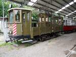 Straßenbahn / Stadtverkehr; Wehmingen, ex Wien;      Schleifwagen ex Wien AT 6051 von Rohrbacher Baujahr 1914/1923 im Straßenbahnmuseum Wehmingen am 15.06.2014.