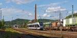   Der ET 22008 der Abellio Rail NRW GmbH ein kurzer FLIRT (2-teiliger Stadler Flirt EMU 2 bzw.