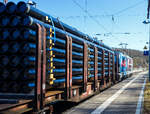 Die sch�ne an die �sterreichische DPB Rail Infra Service GmbH (Frauental/A) vermietete Siemens Vectron MS – 6193 186 (91 80 6193 186-4 D-Rpool) der Railpool GmbH (M�nchen) f�hrt am 02 M�rz 2026,