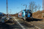 Die sch�ne an die �sterreichische DPB Rail Infra Service GmbH (Frauental/A) vermietete Siemens Vectron MS – 6193 186 (91 80 6193 186-4 D-Rpool) der Railpool GmbH (M�nchen) f�hrt am 02 M�rz 2026,