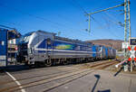 Die beiden an die RTB CARGO GmbH vermieteten SIEMENS Vectron AC, vorne die 193 994-1 (91 80 6193 994-1 D-Rpool) und dahinter die kalte (somit keine Doppeltraktion) 193 999-0 „Győr“