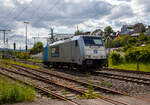 Die an die RBP - Rheinische Bahnpersonal- und Verkehrsgesellschaft mbH (Siegburg) vermietete Railpool 186 431-3  (91 80 6186 431-3 D-Rpool) f�hrt am 16.05.2023 als Lz (Lokzug) bzw.