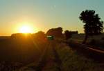 Sonnenuntergang an der Oberwesterwaldbahn (KBS461)...