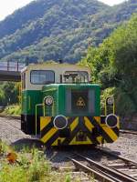 Von vorne: Die D8 der der Brohltal Eisenbahn (BEG), ex.