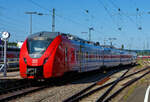 Der für das Elektro-Netz Saar RB (ENS) fahrende Alstom CORADIA Continental 2 „Grinsekatze“ 1440 024 / 1440 524, ein vierteiliger Niederflur-Elektrotriebwagen der DB Regio AG - Region