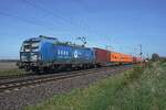 Von offenbarer Stelle wurde am 23 April 2026 bei St.-H�pfe (zwischen Diepholz und Bremen) EGP 193 838 mit deren Containerzug auf den Fotochip  gerettet  werden.