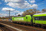 Die an die SVG - Schienenverkehrsgesellschaft mbH (Stuttgart) f�r die FlixTrain Verkehre vermiete MRCE Dispolok X4 E – 862 bzw.