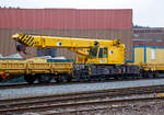   Der GOTTWALD Gleisbauschienenkran GS 40.08 T der Hering Bau (Burbach), Schweres Nebenfahrzeug Nr.