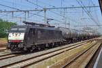 MRCE 189 092 macht am 28 Mai 2018 Pause in Nijmegen.