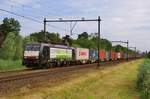 RTB 189 285 passiert auf deren Hinfahrt vom Kijfhoek am 10 Juni 2017 Dortdrecht Zuid..