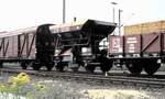 Talbot Schotterwagen Hannover 725238 bei der Jubiläumsparade 150 Jahre Deutsche Eisenbahn in Nürnberg am 14.09.1985.