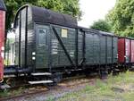 Güterzugbegleitwagen Pwg 14 Nr.121252 im Eisenbahnmuseum Vienenburg am 19.06.2014.