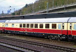 TEE - TRANS EUROP EXPRESS DB Halbspeisewagen 61 80 85-92 225-9 ARmh 217 am 03.04.2010 im Hbf Koblenz eingereiht in den IC 91300, der anl�sslich des Dampfspektakels 2010 als Sonder-IC nach Trier fuhr.