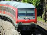 Steuerwagen Bauart Karlsruhe auf der Geislinger Steige am 25.05.2012.