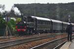 Eine gast in Longueville am 18 September 2011 anlasslich das 100.Jahresjubiläum der Lokschuppen war A.B.C.-2/020+020 Mallet 10416 der Train Thur Dollar Alsace.