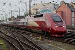 Eurostar 4301 verlasst am 15 Februar 2024 K�ln Hbf. Anfang 2024 wurde Thalys von Eurostar eingegliedert.