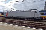 Akiem 186 355 verlässt Nijmegen am 20 Augustus 2018.