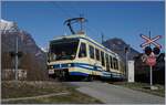 Der SSIF ABe 4/6 62 erreicht bei Croppo schon fast sein Ziel Domodossola.