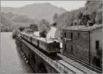 Der ALe 688 3197 hat mit zwei Ale 663 den Halt Borgo a Mozzano verlassen.