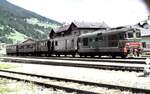 FS D.345 (wahrscheinlich) 1654 mit Personenzug in Innichen am 30.07.1982.