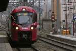 CFL 2420 f�hrt in den Bahnhof von Esch Alzette ein, er Pendelt zwischen Petange und Mersch. 09.02.2026
