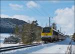 - Winter in Luxemburg - Bis in den hohen Norden des Gro�herzogtums mussten wir fahren, um etwas Winter zu finden.