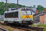 Zum Umsetzen muss CFL Lok durch den G�terbereich im Bahnhof von Wasserbillig fahren. 23.06.2026