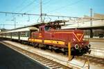 Am 23 Juli 1997 steht CFL 3601 in Luxembourg Gare. Das Zeitlater der CFL-Krokodile und die Wegmann-Reroisewagen ist längst vorbei.