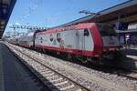 CFL 4003 steht am 22 Mai 2026 in Luxembourg Gare mit ein RB nach Petange.