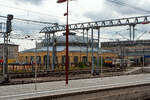 Einer der beiden sogenannten „Rotondes“ nordöstlich des Luxemburger Hauptbahnhofs an der Rue de Bonnevoie am 14 Juni 2013, der Rotondes 1 (der südlichere).