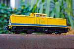   H0 (1/87) Roco Modell (62945) von der 203 313-2 der DB Netz AG auf original gro�er Schiene, am 11.09.2014 in Herdorf.