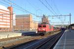 Stahlzug mit 1616 durchfahrt 's-Hertogenbosch am 24 Februar 2019.