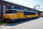 Die Nez-cassés NS 1768  Akkrum  (NL-NS 91 84 1560768-1) am 29 April 2025 im Het Spoorwegmuseum (bis 2005 NSM - Nederlands Spoorwegmuseum / Niederländischen Eisenbahnmuseum) in Utrecht im