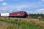 RailLogix 193 627 durchfahrt Valburg am 12 Juni 2020.