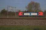 Testfahrt f�r DB 193 347 am 7 November 2025 bei Valburg, wo ein Probebetrieb mit Lokfahrten ohne Lokf�hrer ein Jahr lang statfinden soll.