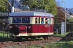 Es gibt sogar mindestens ein Schweineschn�utschen in die Nidederlande und es betrifft MBS-25 (ex 11 der Kleinbahn Delmenhorst-Harpstedt) der hier Ausfahrt hat aus Haaksbergen am 14 Oktober 2023 bei